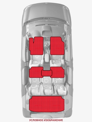 ЭВА коврики «Queen Lux» комплект для Audi S3 (8P)